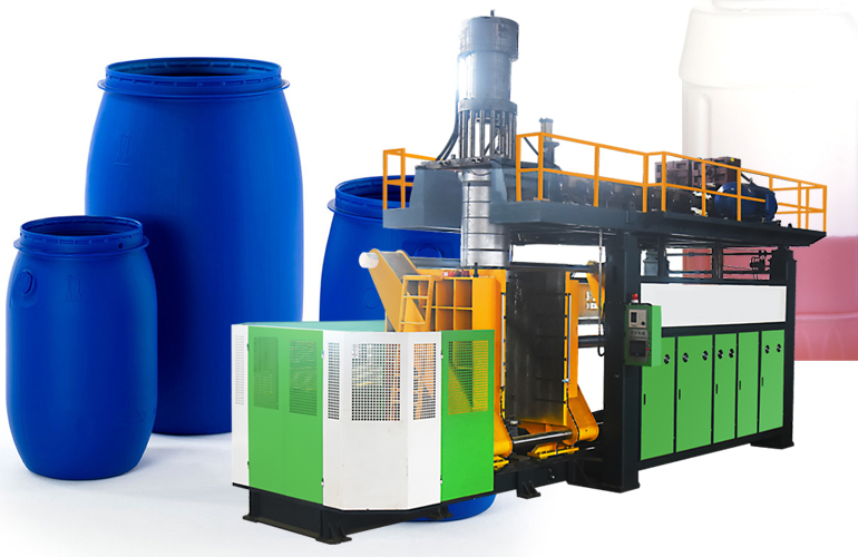 What material can be used for hollow blow molding machine